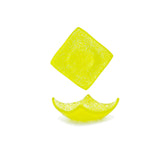 Glass Dinnerware 3.5" x 3.5" x h:1.25" 3 oz. Square Yellow Glass Ramekin (Set of 6)